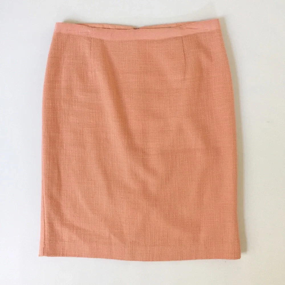 Banana Republic Factory Peach Pencil Skirt